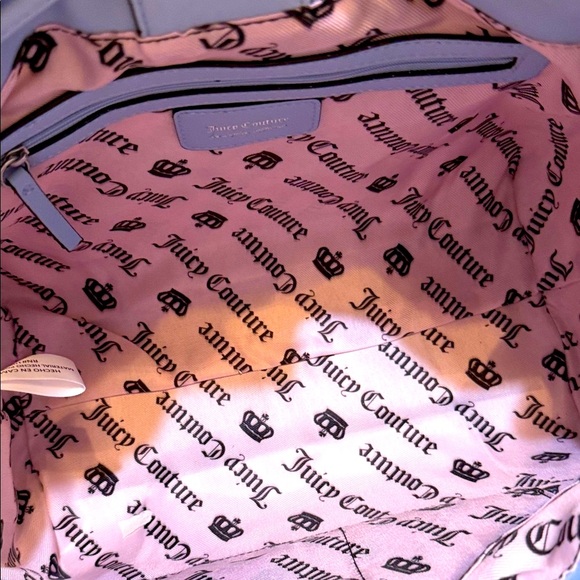 Juicy Couture Light Blue Daydreamer tote with Bow Accent - Picture 10 of 14